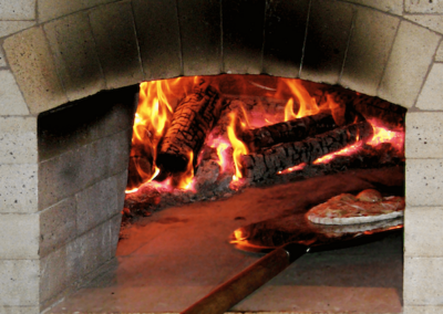 wood fire pizza oven