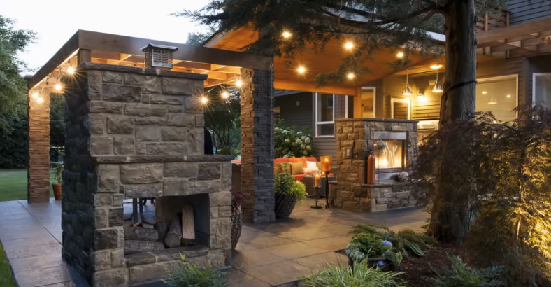 outdoor kitchen